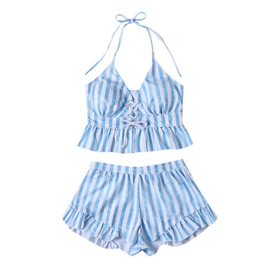 Girls Bikini Split Three - piece Swimsuit Slim Swimsuit - PratSN