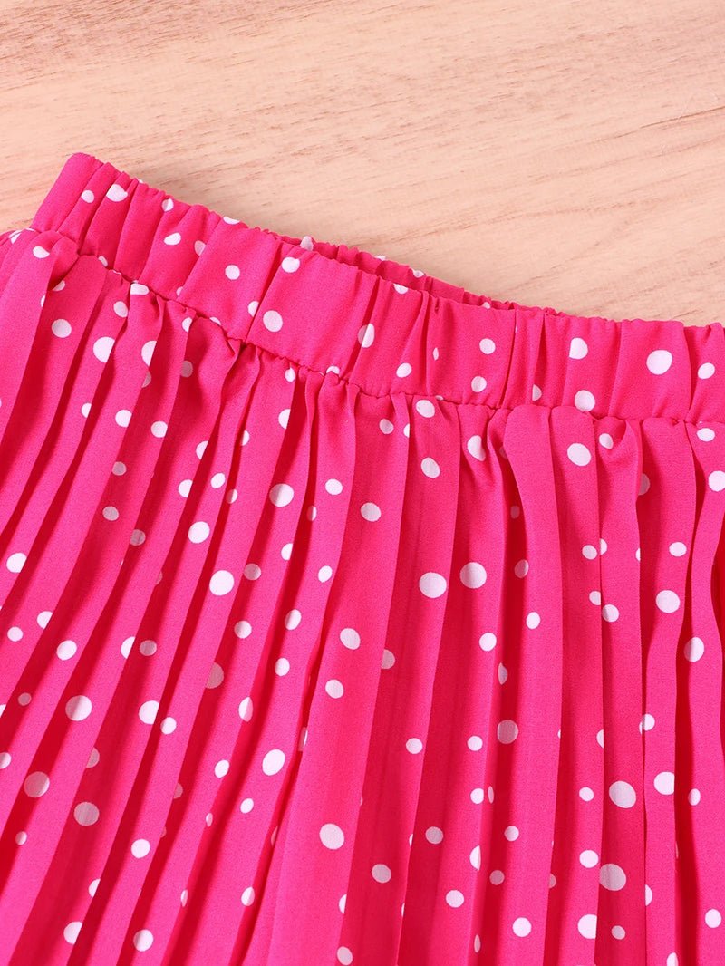 Girls Clothing Sets New Cotton Fashion Short Sleeved +Wide Leg Pants Casual Two Piece Set Kids Clothes 2 3 4 5 6 7 Years - PratSN