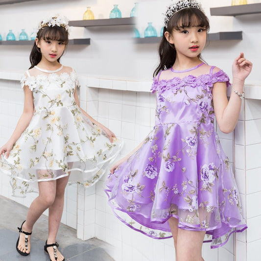 Girls Dress Summer New European And American Dress Princess Dress - PratSN