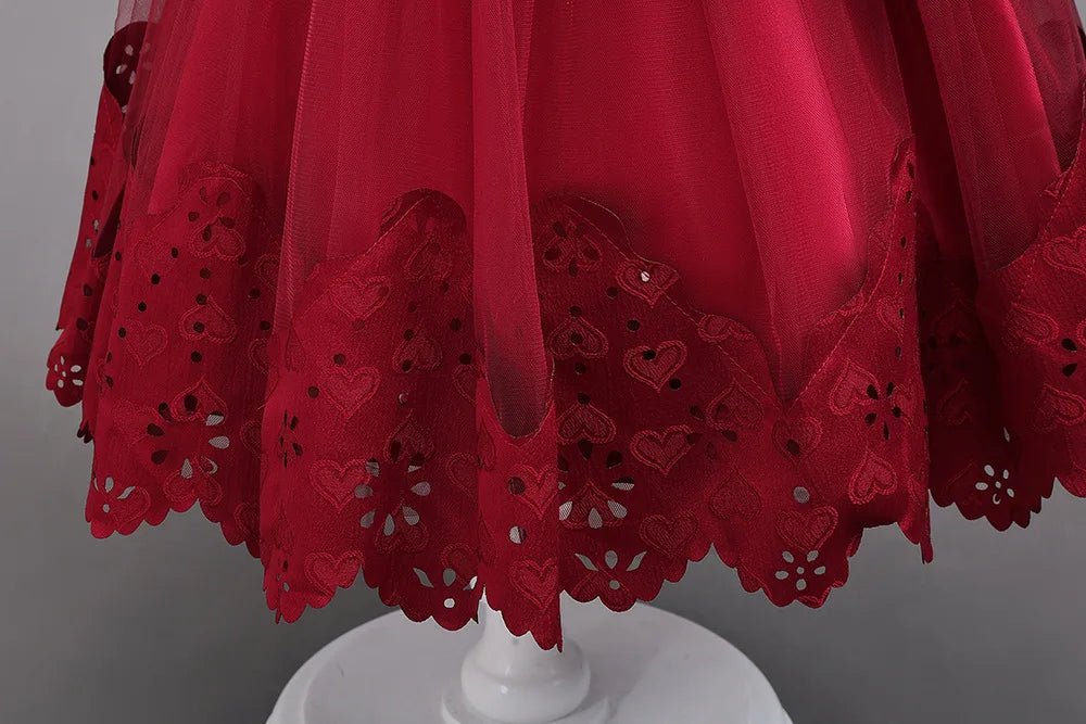 Girls Princess Ball Gown Long Sleeve Coat + Bag Set High End Beading Birthday Wedding Kids Casual Dress 3 - 12 Years - PratSN