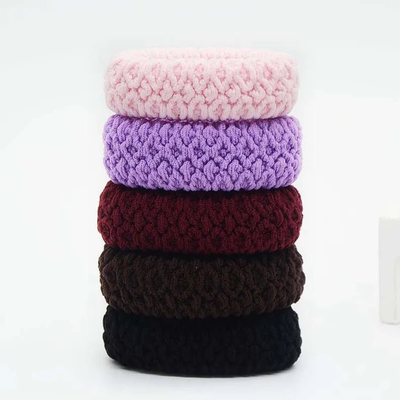 Hairdressing Tools Black Rubber Band Hair Ties/Rings/Ropes Gum Springs Ponytail Holders Hair Accessories Elastic Hair Band - PratSN
