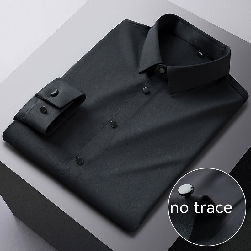 High Elastic Seamless Striped Shirt For Men - PratSN