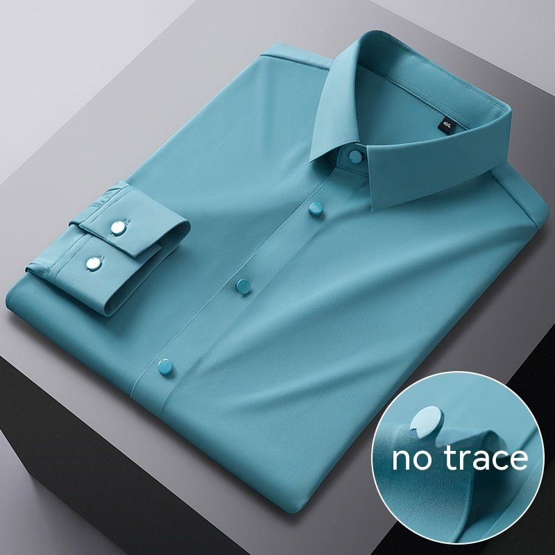 High Elastic Seamless Striped Shirt For Men - PratSN
