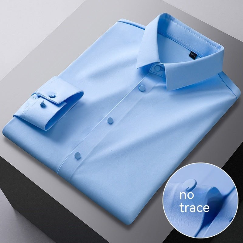 High Elastic Seamless Striped Shirt For Men - PratSN