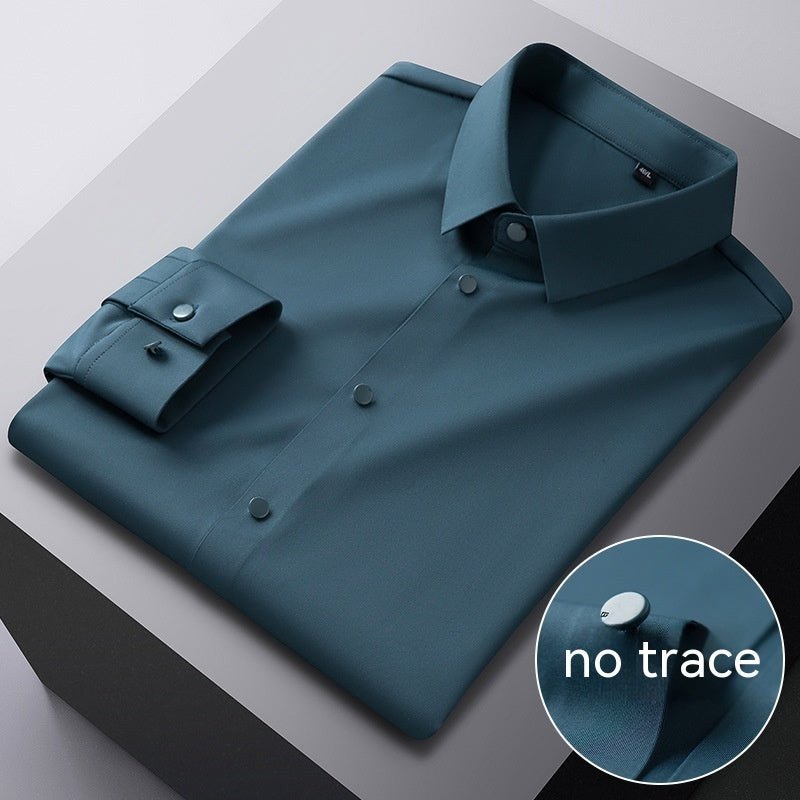 High Elastic Seamless Striped Shirt For Men - PratSN