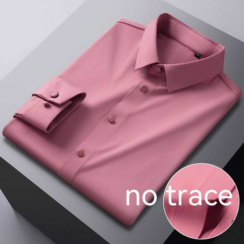 High Elastic Seamless Striped Shirt For Men - PratSN