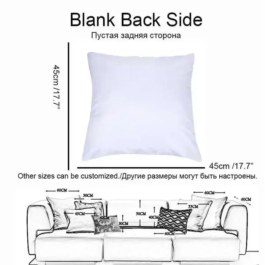 Home Decor Festive Christmas Decorative Cushion with Santa & Snowman Pattern Cushion Cover Suitable for Sofa Bedroom Car Pillow - PratSN