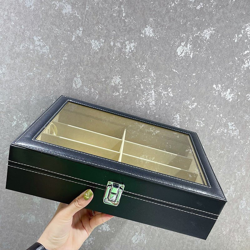 Home Leather Skylight Fashion Sunglasses Organizer - PratSN