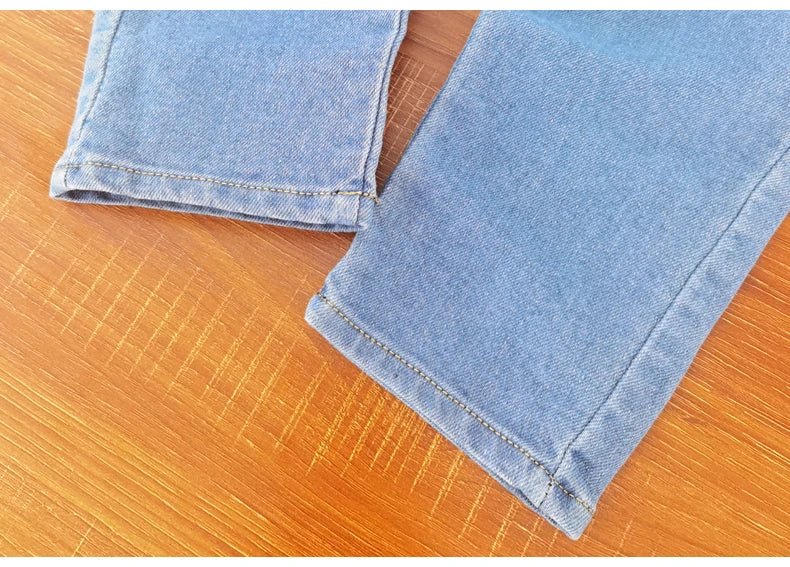 IENENS Toddler Baby Overalls Boys Long Pants Light Blue Denim Dungarees Kids Girl Jeans Jumpsuit Clothes Infant Bottoms 0 - 3Y - PratSN