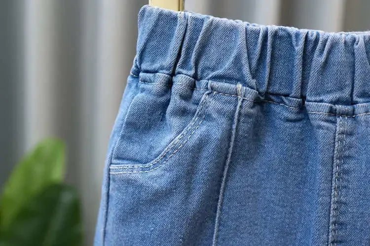 Kids Baby Girls Cowboy Pants Spring Autumn Baby Girls Jeans Casual Girls Jeans Children Clothing Kids Bell - bottoms Jeans - PratSN