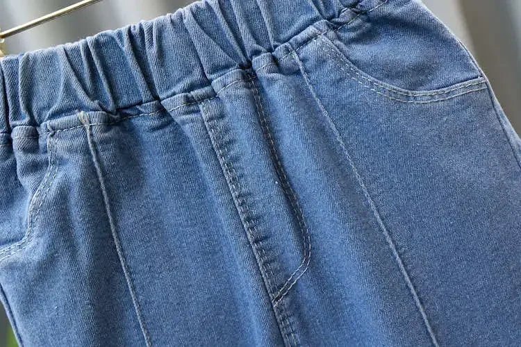 Kids Baby Girls Cowboy Pants Spring Autumn Baby Girls Jeans Casual Girls Jeans Children Clothing Kids Bell - bottoms Jeans - PratSN