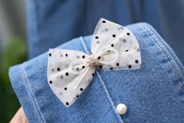 Kids Baby Girls Cowboy Pants Spring Autumn Baby Girls Jeans Casual Girls Jeans Children Clothing Kids Bell - bottoms Jeans - PratSN