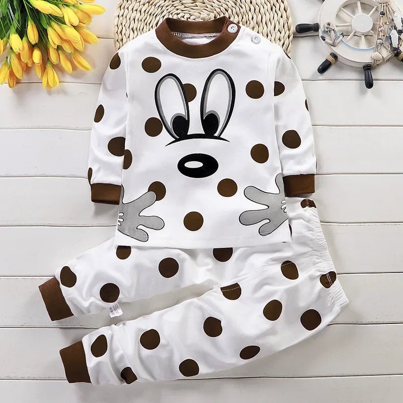 Kids Clothes Children Sets Children's Clothing Boys Girls CottonAutumn winter Clothing Pants Sleepwear Underwear Christmas Gift - PratSN