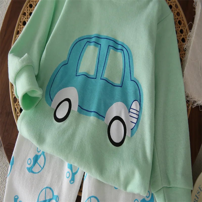 Kids Clothes Children Sets Children's Clothing Boys Girls CottonAutumn winter Clothing Pants Sleepwear Underwear Christmas Gift - PratSN