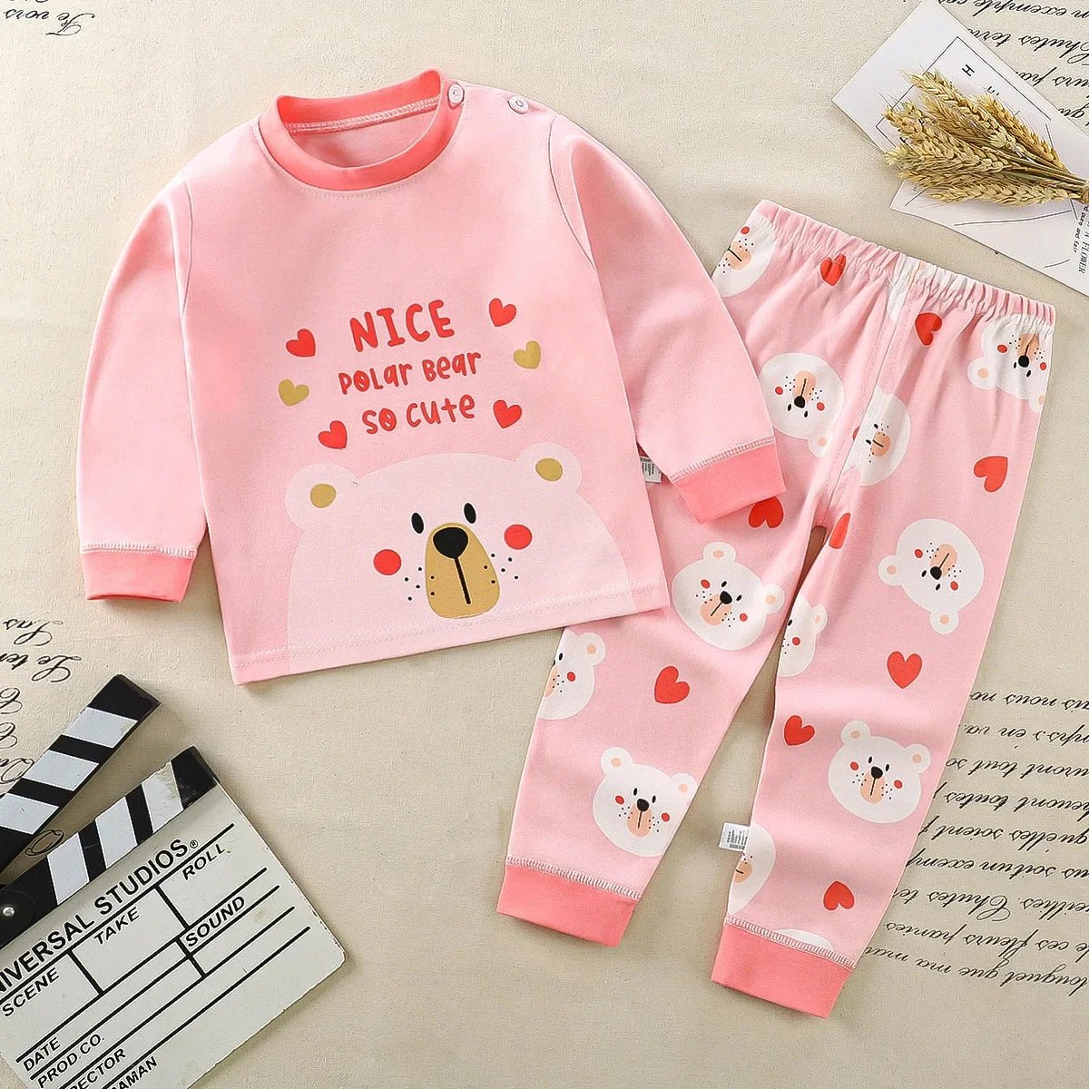 Kids Clothes Children Sets Children's Clothing Boys Girls CottonAutumn winter Clothing Pants Sleepwear Underwear Christmas Gift - PratSN