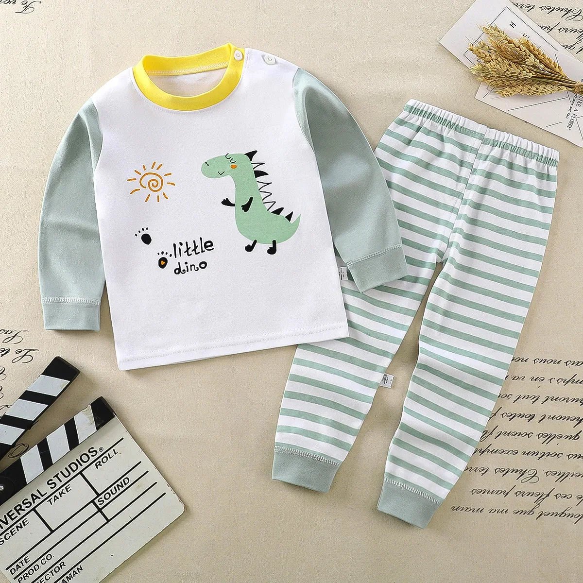 Kids Clothes Children Sets Children's Clothing Boys Girls CottonAutumn winter Clothing Pants Sleepwear Underwear Christmas Gift - PratSN