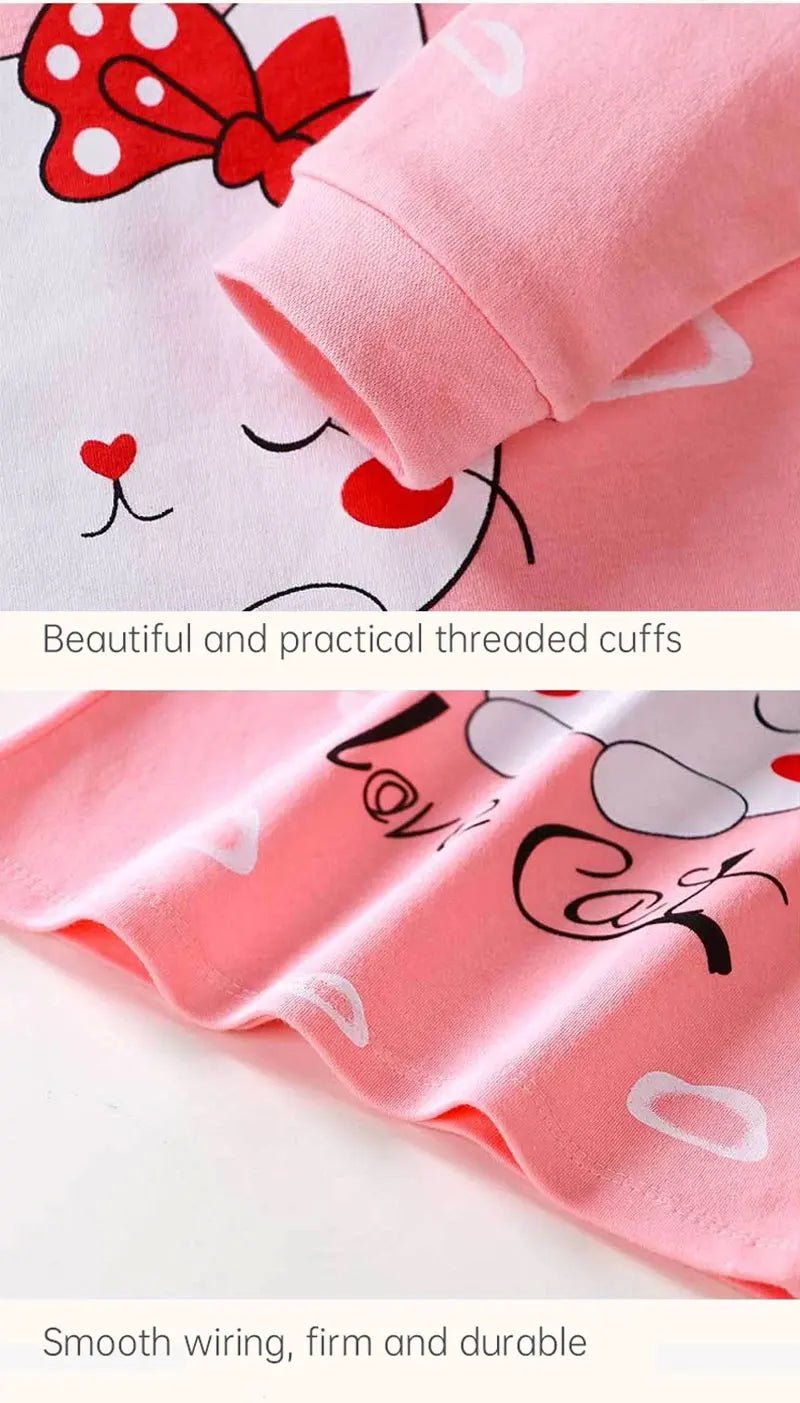 Kids Clothes Children Sets Children's Clothing Boys Girls CottonAutumn winter Clothing Pants Sleepwear Underwear Christmas Gift - PratSN