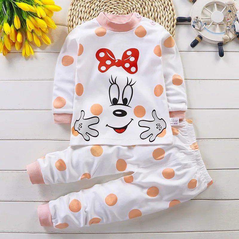 Kids Clothes Children Sets Children's Clothing Boys Girls CottonAutumn winter Clothing Pants Sleepwear Underwear Christmas Gift - PratSN