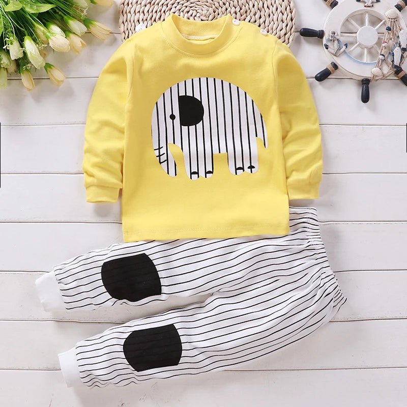 Kids Clothes Children Sets Children's Clothing Boys Girls CottonAutumn winter Clothing Pants Sleepwear Underwear Christmas Gift - PratSN