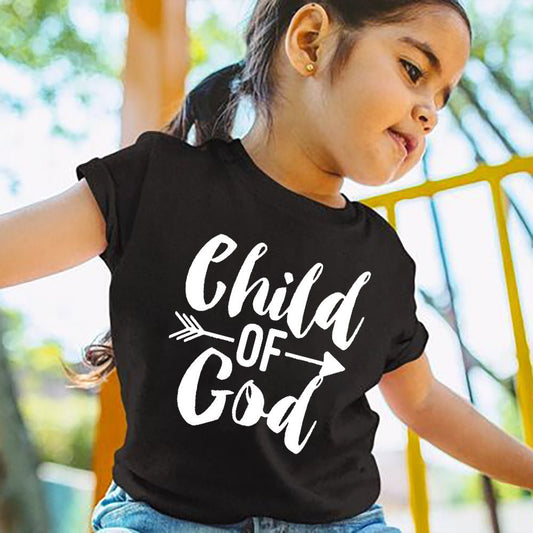 Kids Color Holiday Faith Shirt Christian Short Sleeve - PratSN
