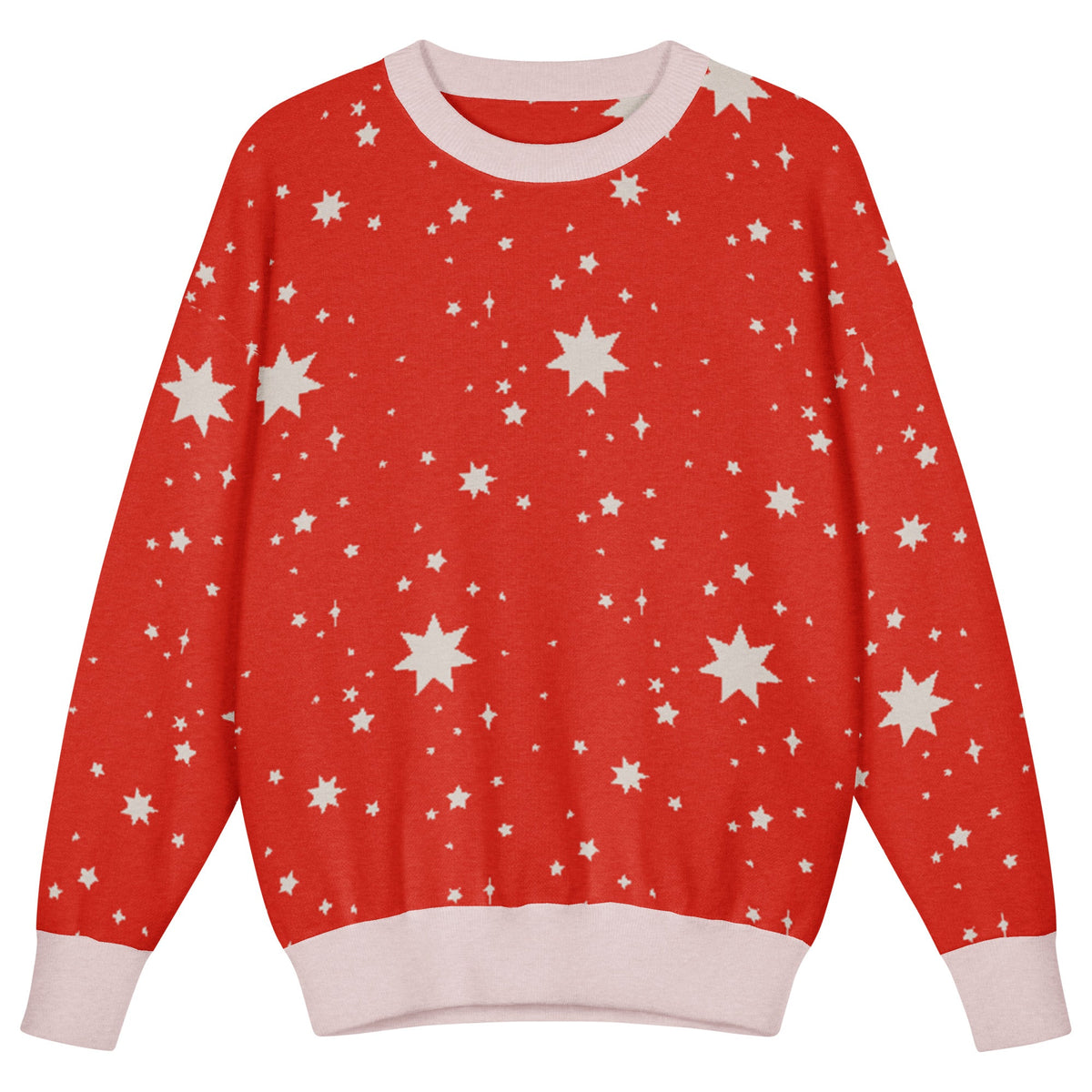 Kids Knitted Relaxed Fit Crewneck Sweater - PratSN