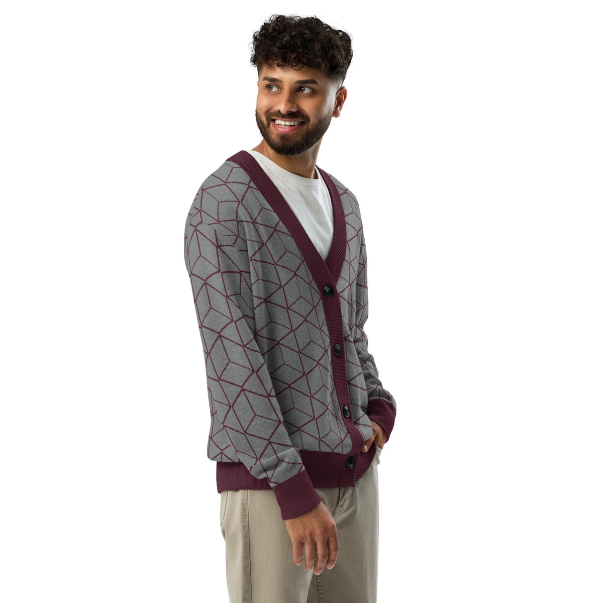 Knitted cardigan | Unisex Knitted Cardigan - PratSN