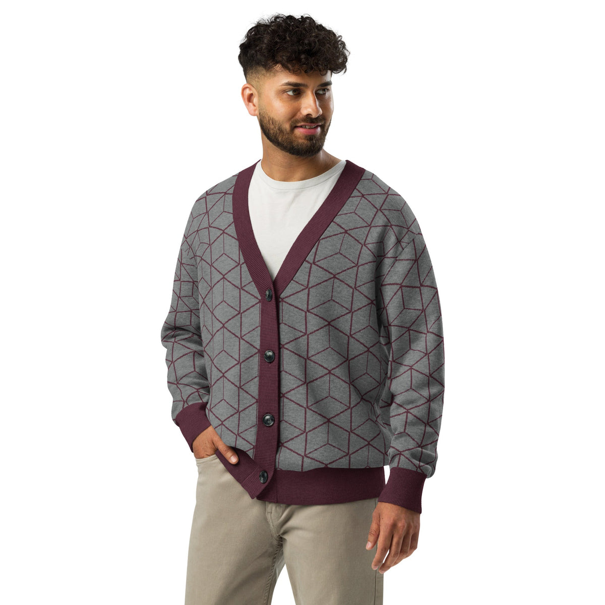 Knitted cardigan | Unisex Knitted Cardigan - PratSN