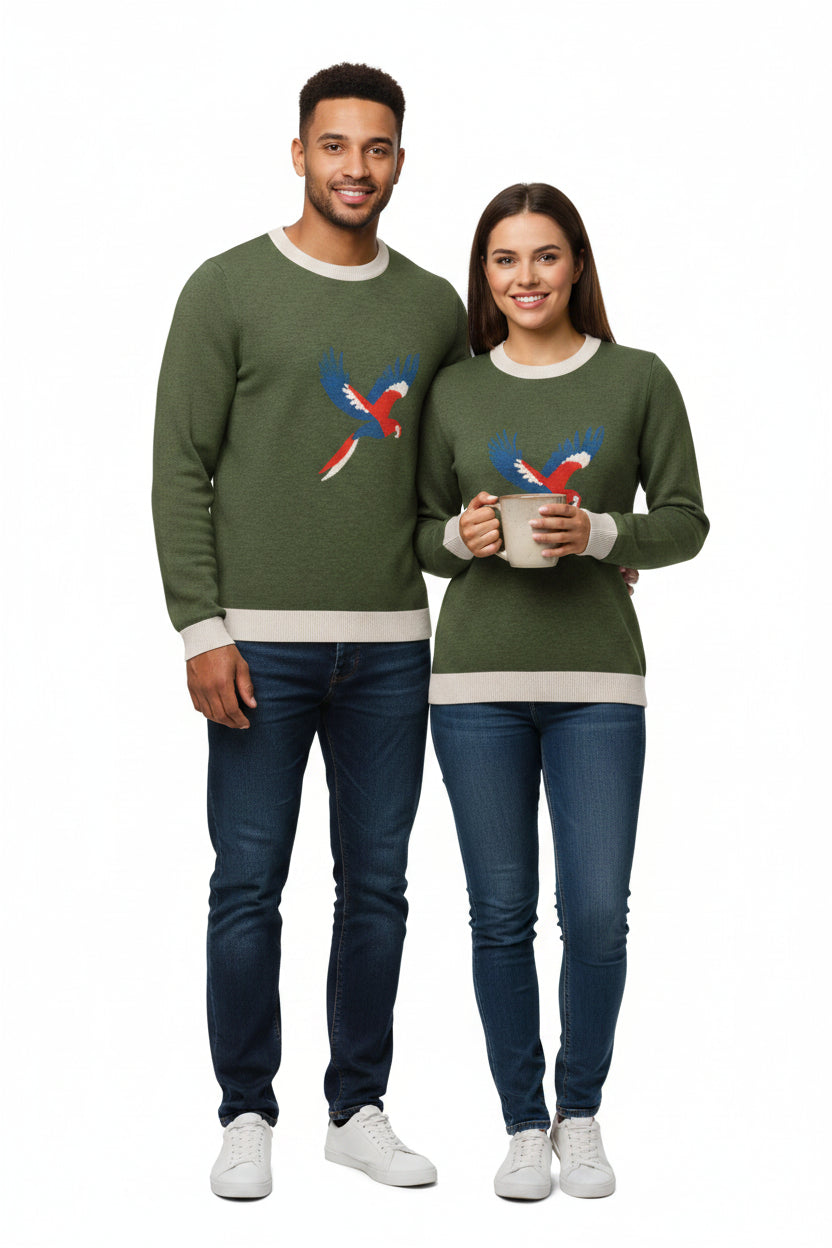 Knitted crew neck sweater - PratSN