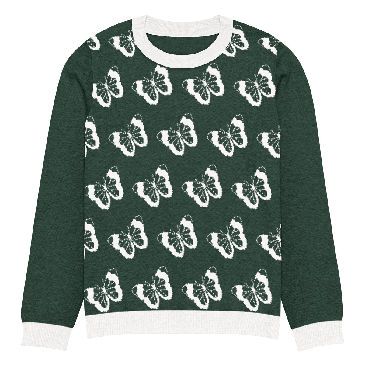 Knitted crew neck sweater | Unisex Classic Fit Knitted Crew neck Sweater - PratSN