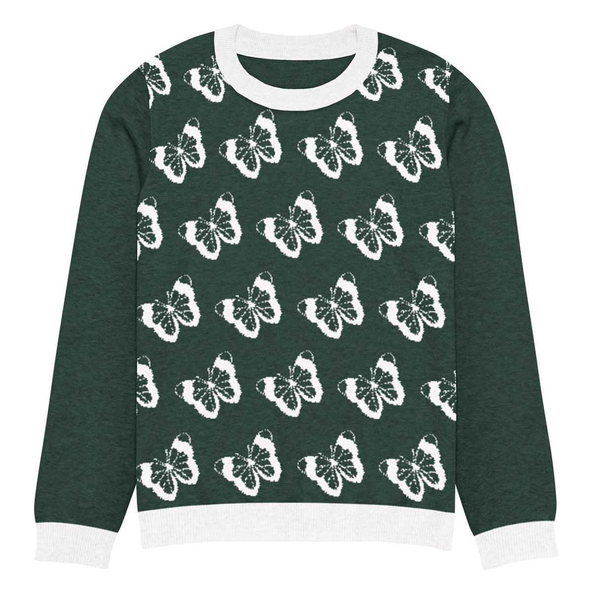Knitted crew neck sweater | Unisex Classic Fit Knitted Crew neck Sweater - PratSN
