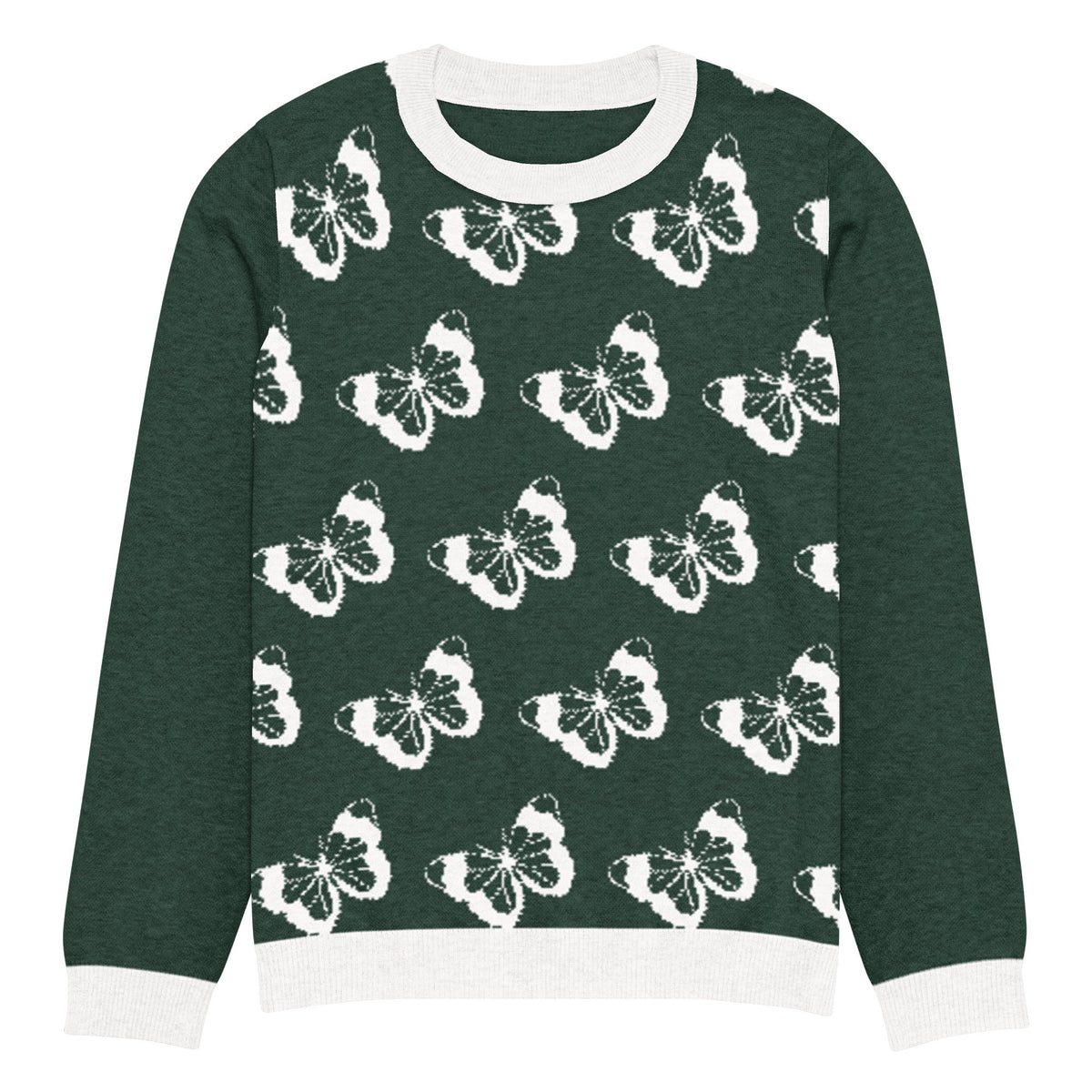 Knitted crew neck sweater | Unisex Classic Fit Knitted Crew neck Sweater - PratSN