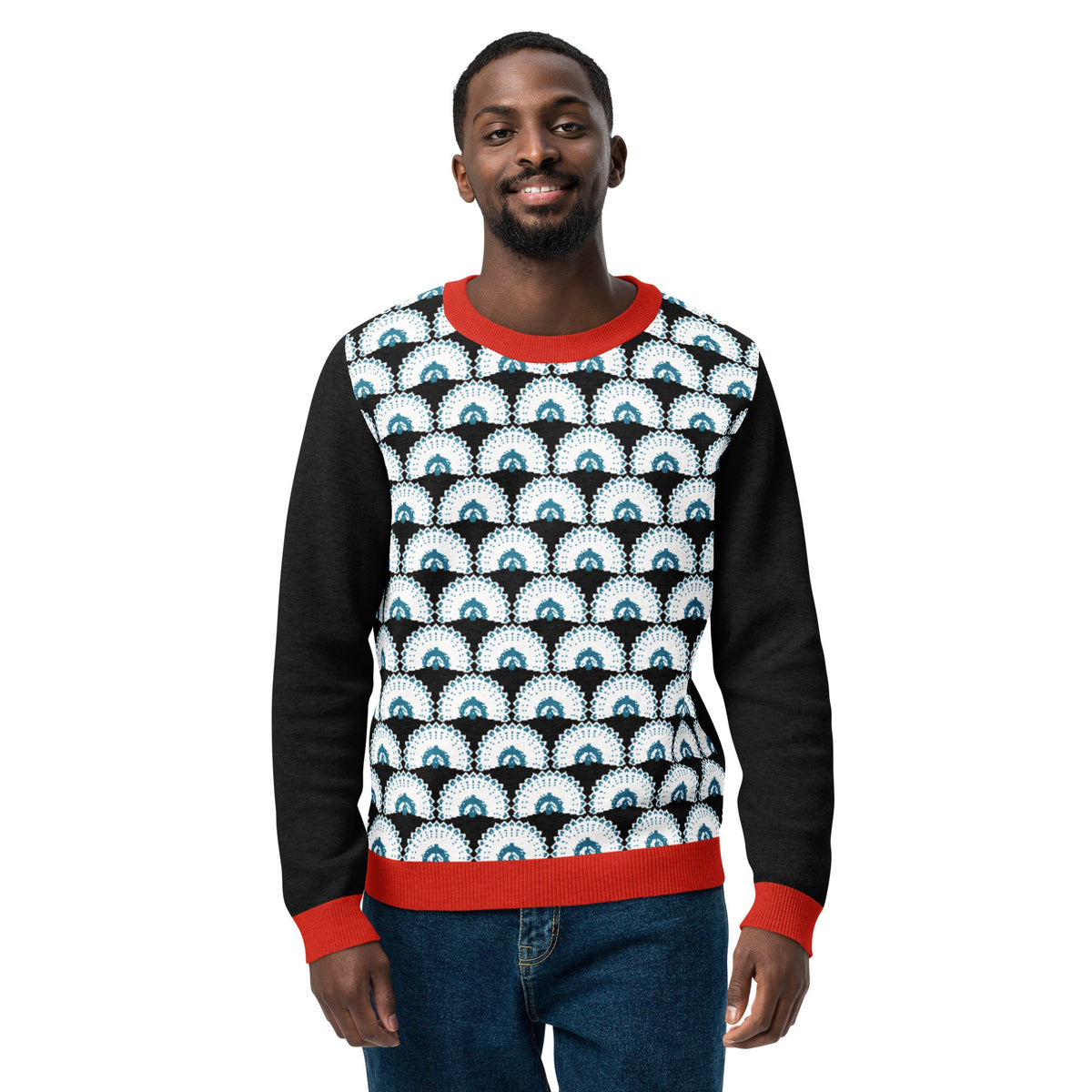 Knitted crew neck sweater | Unisex Classic Fit Knitted Crew neck Sweater - PratSN