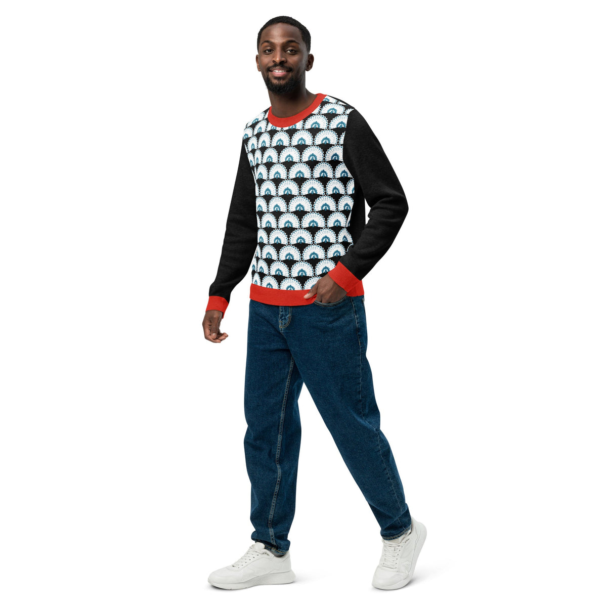 Knitted crew neck sweater | Unisex Classic Fit Knitted Crew neck Sweater - PratSN