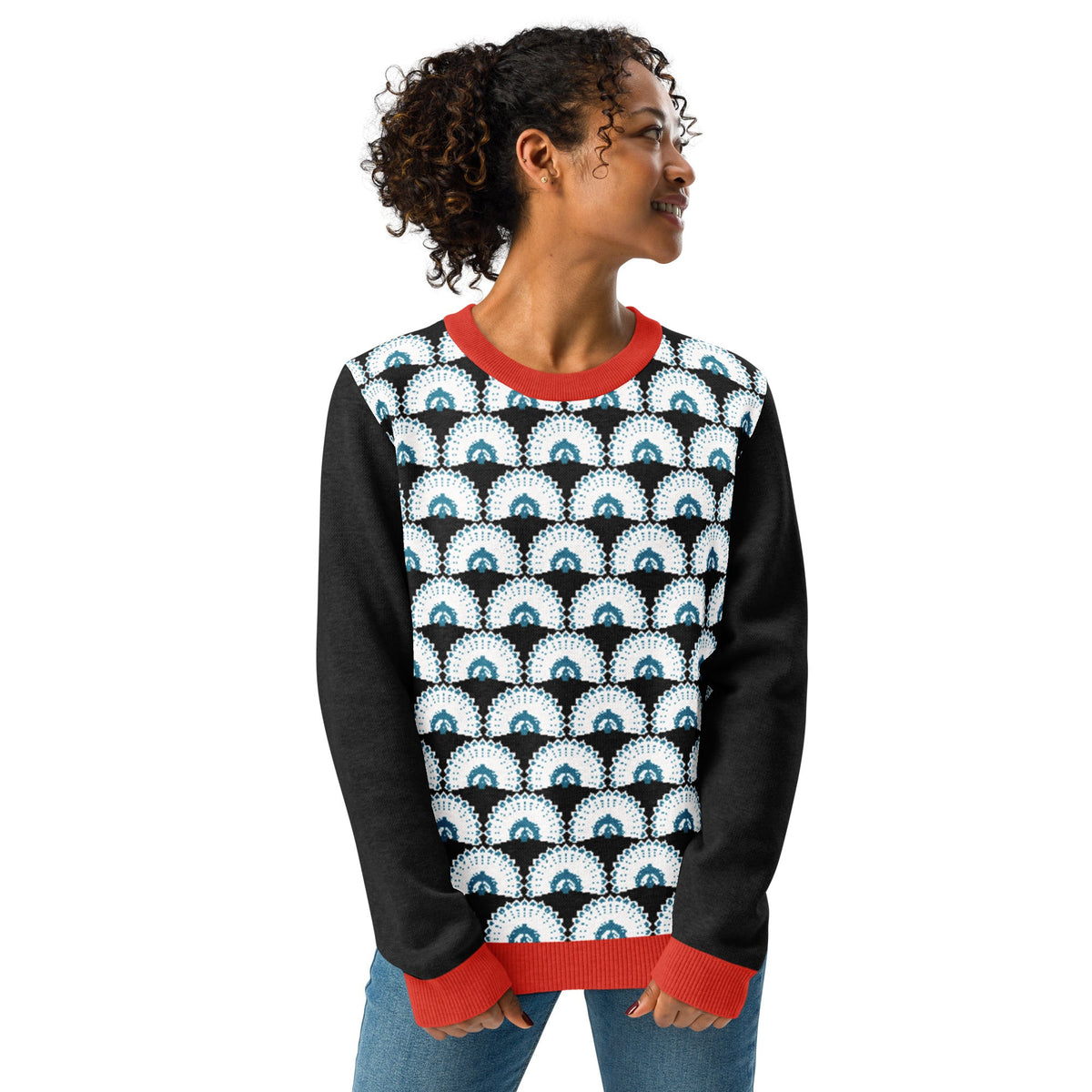 Knitted crew neck sweater | Unisex Classic Fit Knitted Crew neck Sweater - PratSN