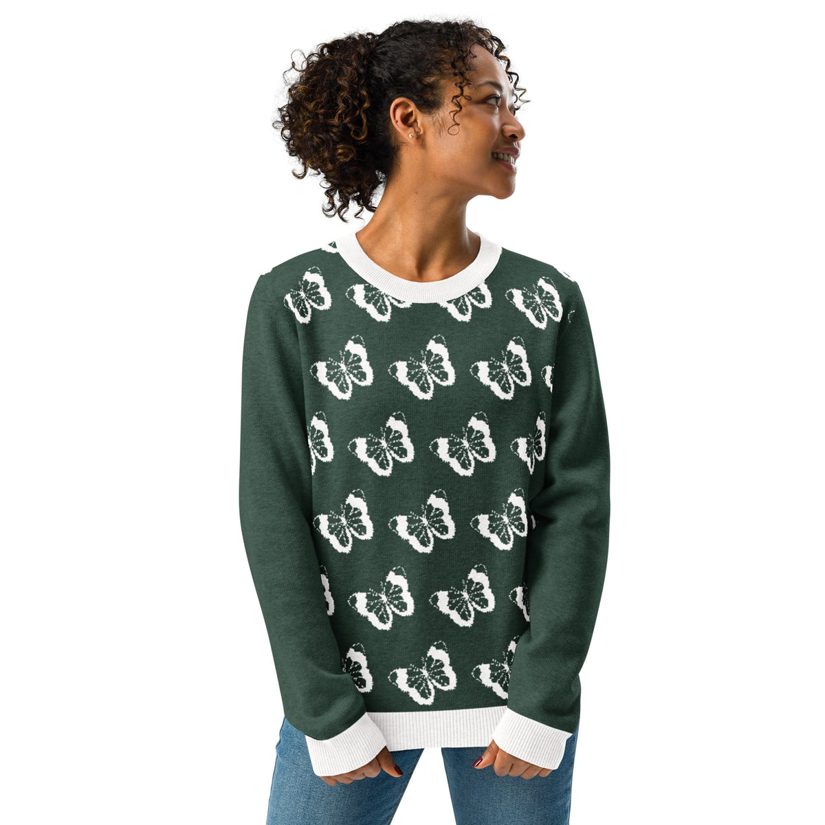 Knitted crew neck sweater | Unisex Classic Fit Knitted Crew neck Sweater - PratSN