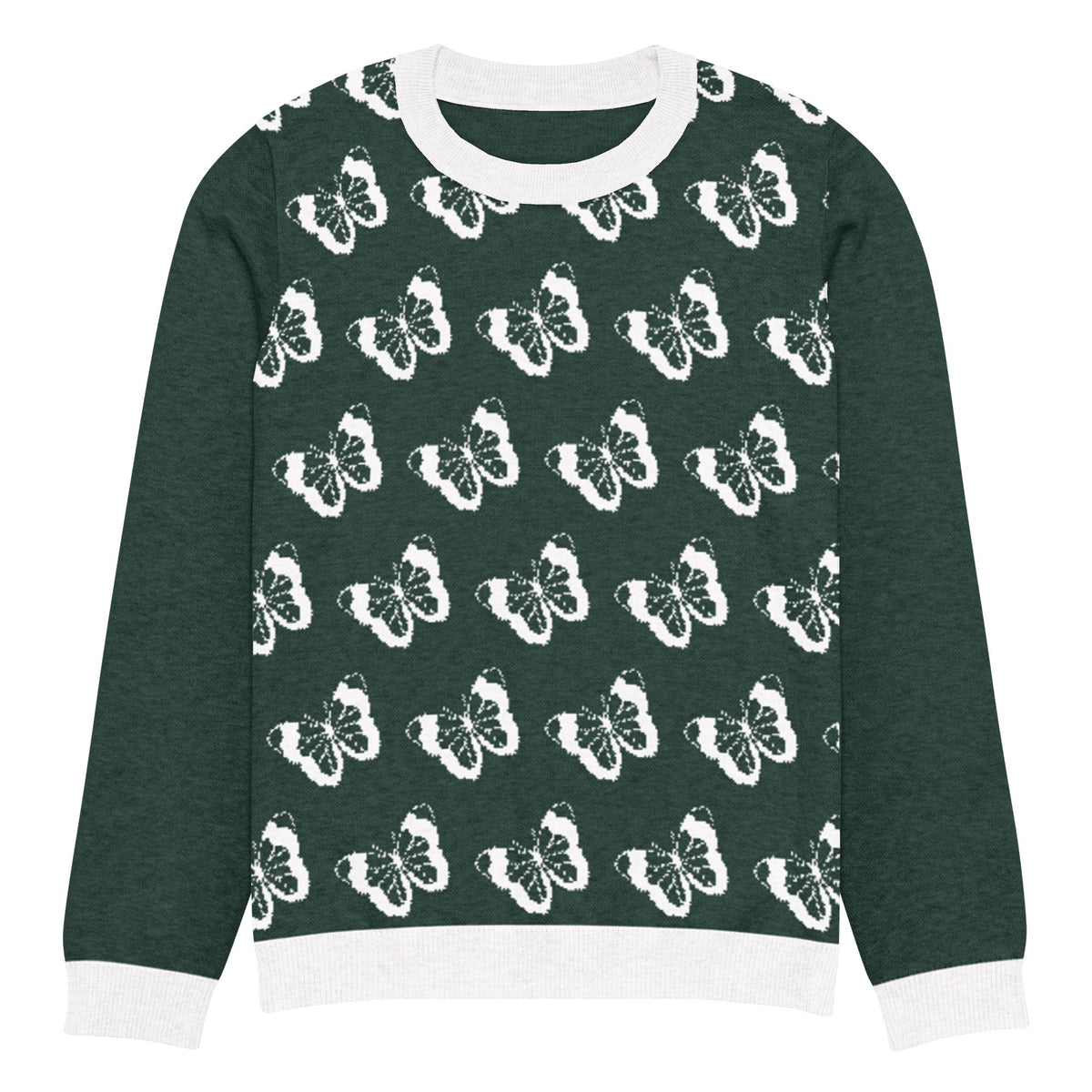 Knitted crew neck sweater | Unisex Classic Fit Knitted Crew neck Sweater - PratSN