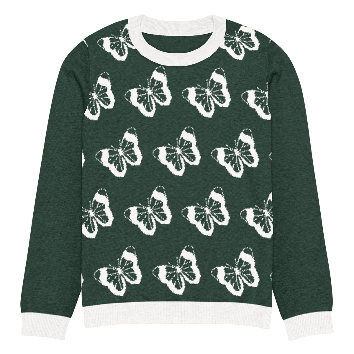 Knitted crew neck sweater | Unisex Classic Fit Knitted Crew neck Sweater - PratSN