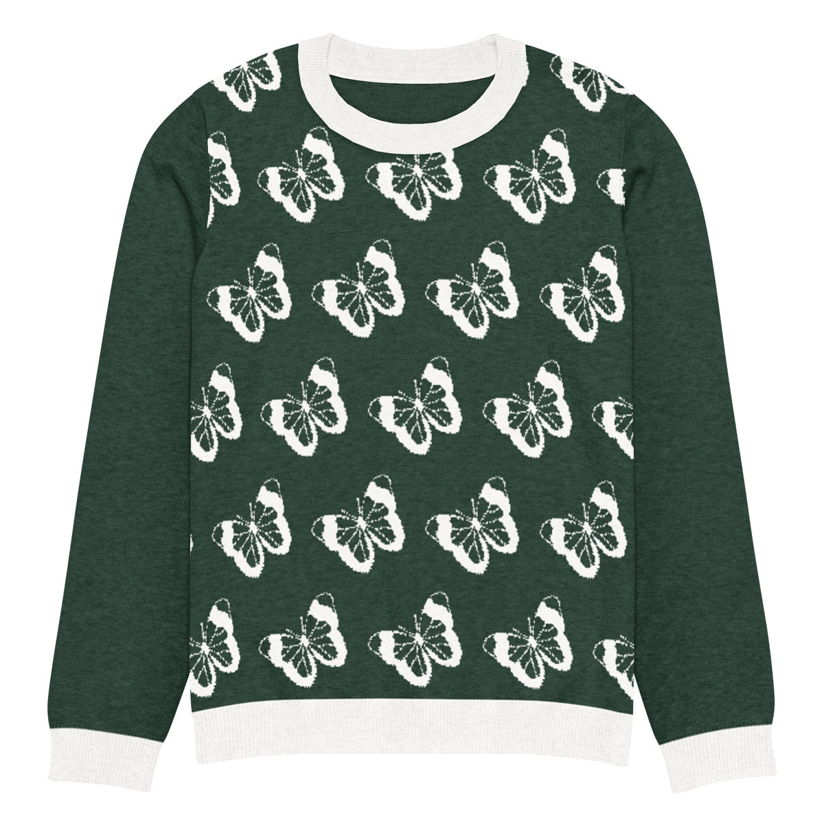 Knitted crew neck sweater | Unisex Classic Fit Knitted Crew neck Sweater - PratSN