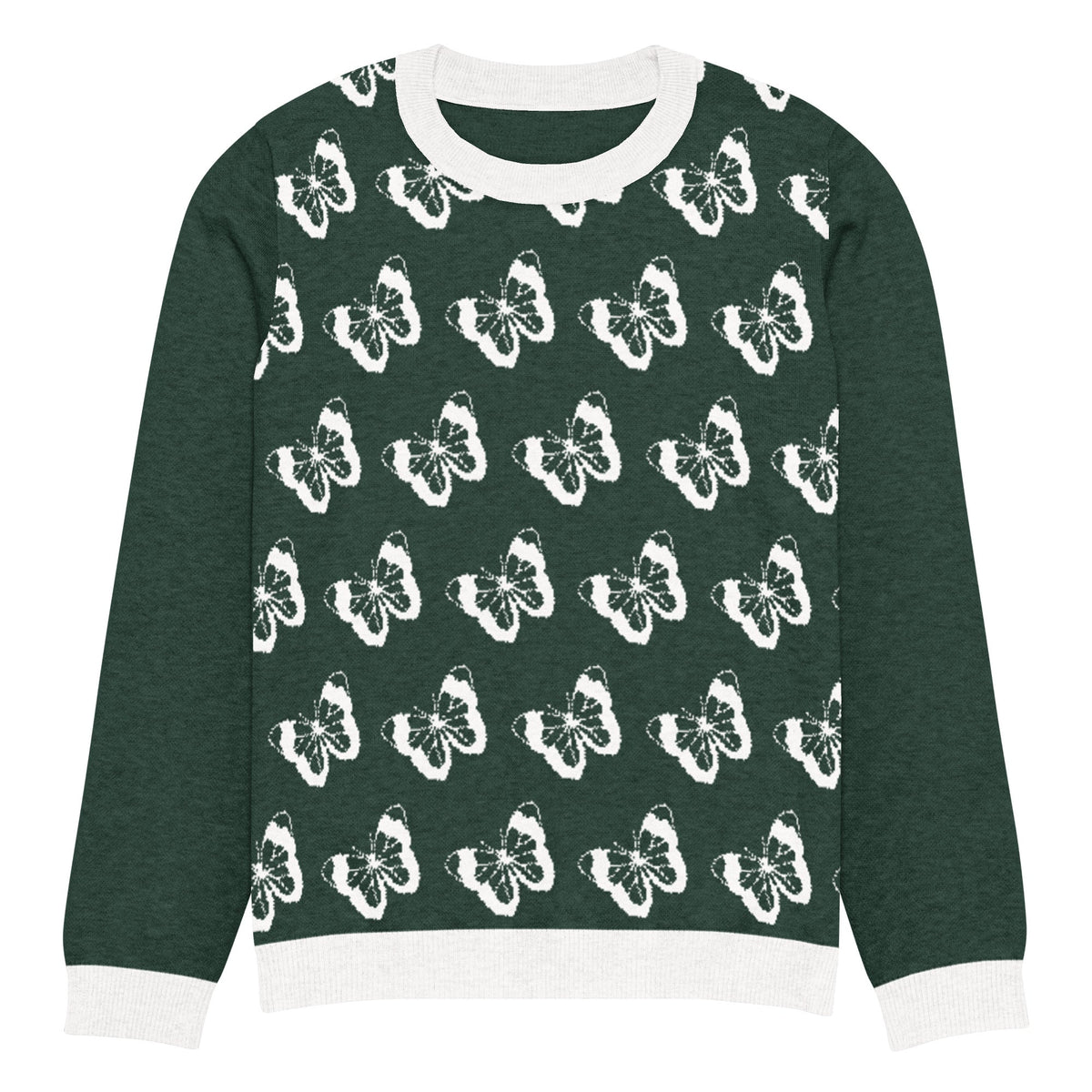 Knitted crew neck sweater | Unisex Classic Fit Knitted Crew neck Sweater - PratSN