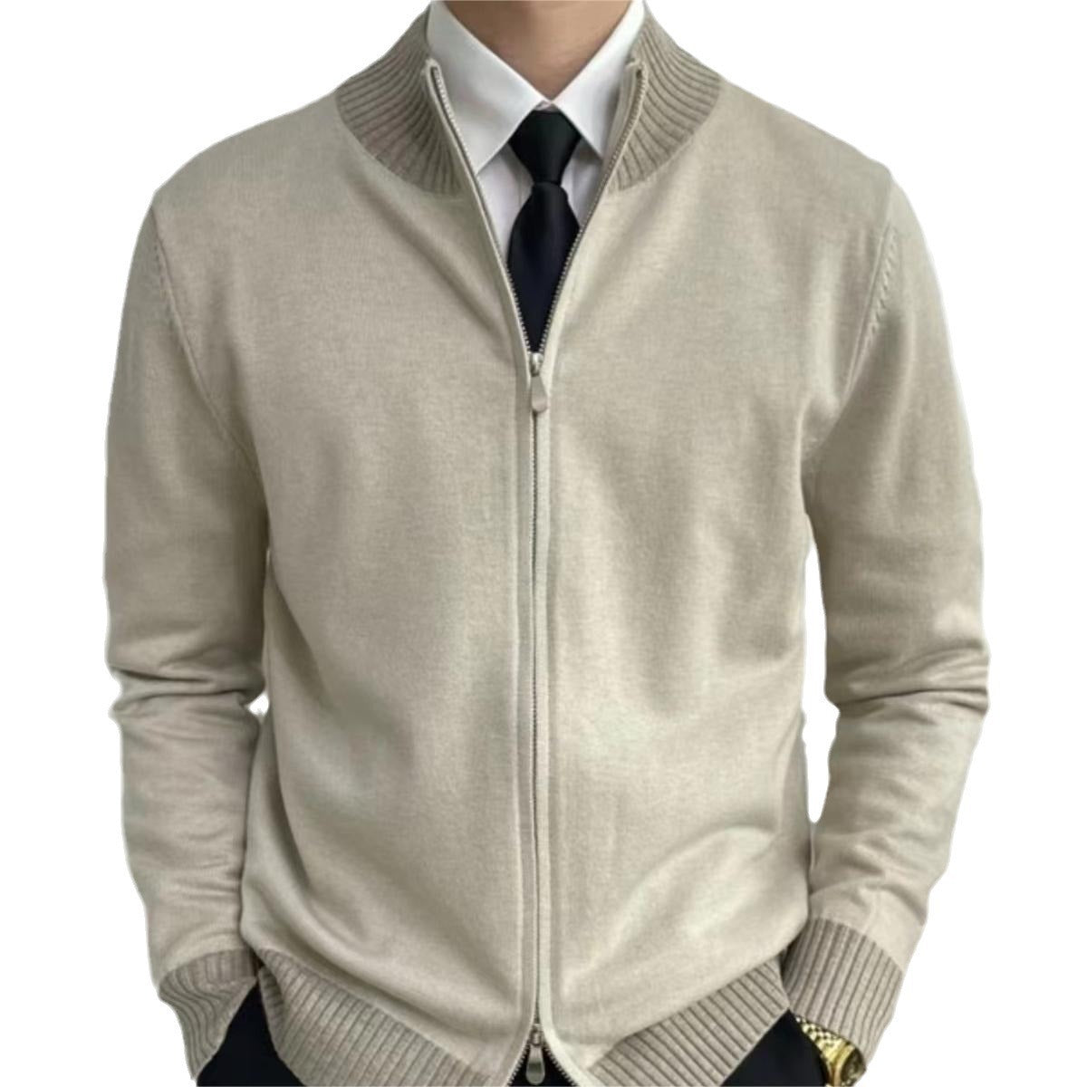 Knitwear Coat For Men Trendy Brand Long Sleeve - PratSN