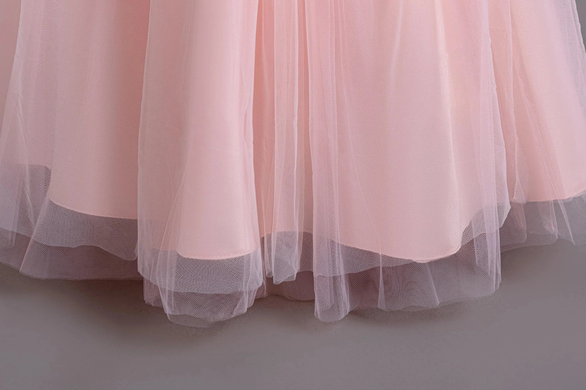 Lace up Tulle Flower Girl Dress Chest with flowers First Communion Ball Gown Wedding Party Bridesmaid Dress Kids 12Y - PratSN
