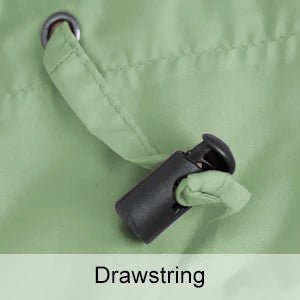 Ladies Long Raincoats Rain Jacket Waterproof Packable Hooded Windbreaker Lightweight Adjustable Waist Outdoor Protection Storm - PratSN
