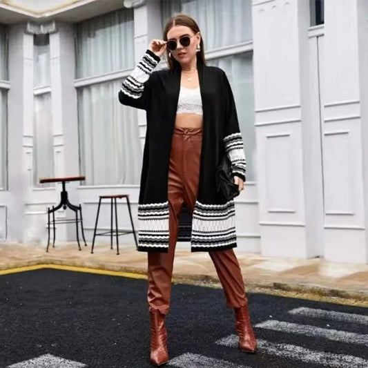 Large Size Women's Cardigan Jacket - PratSN