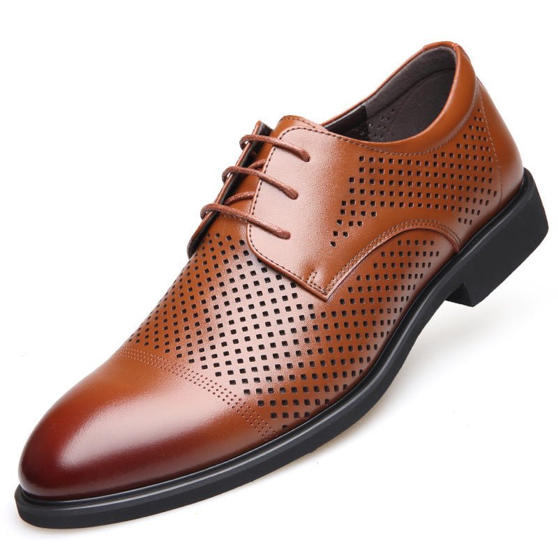 Leather Shoes Men's Formal Business Leather Shoes - PratSN