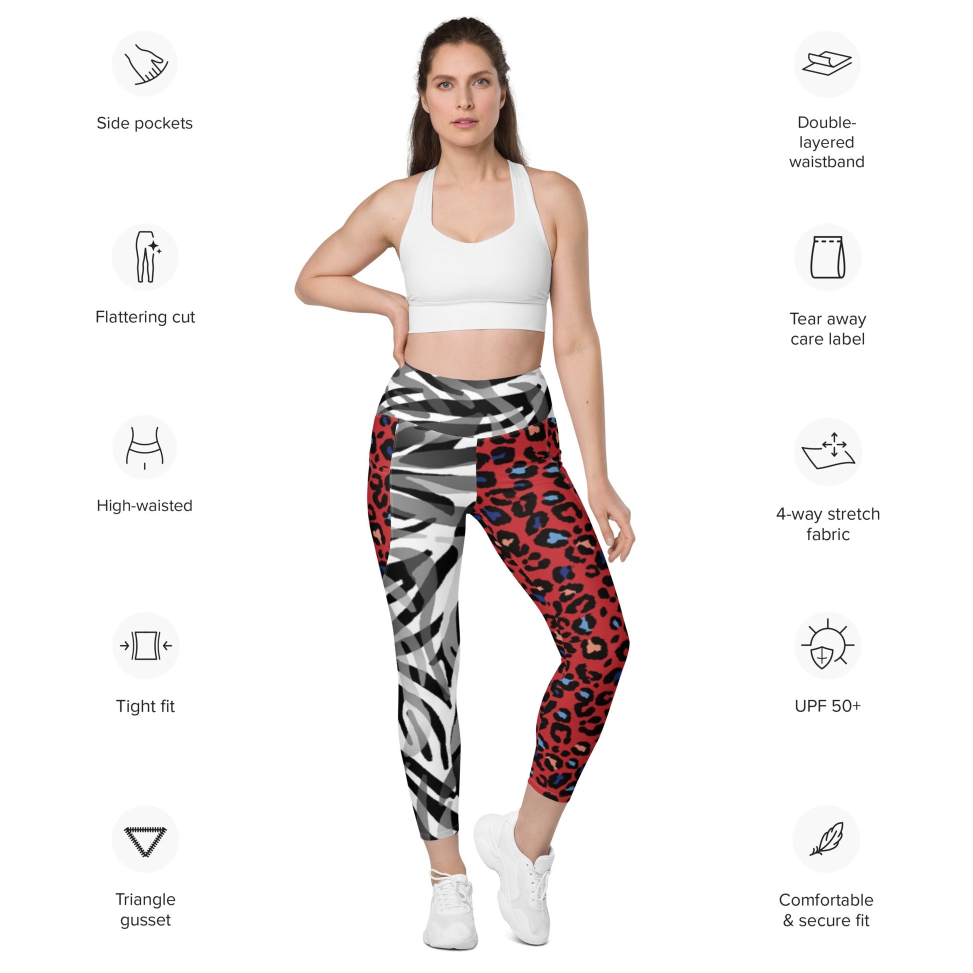 Leggings with pockets Trendy Activewear - PratSN