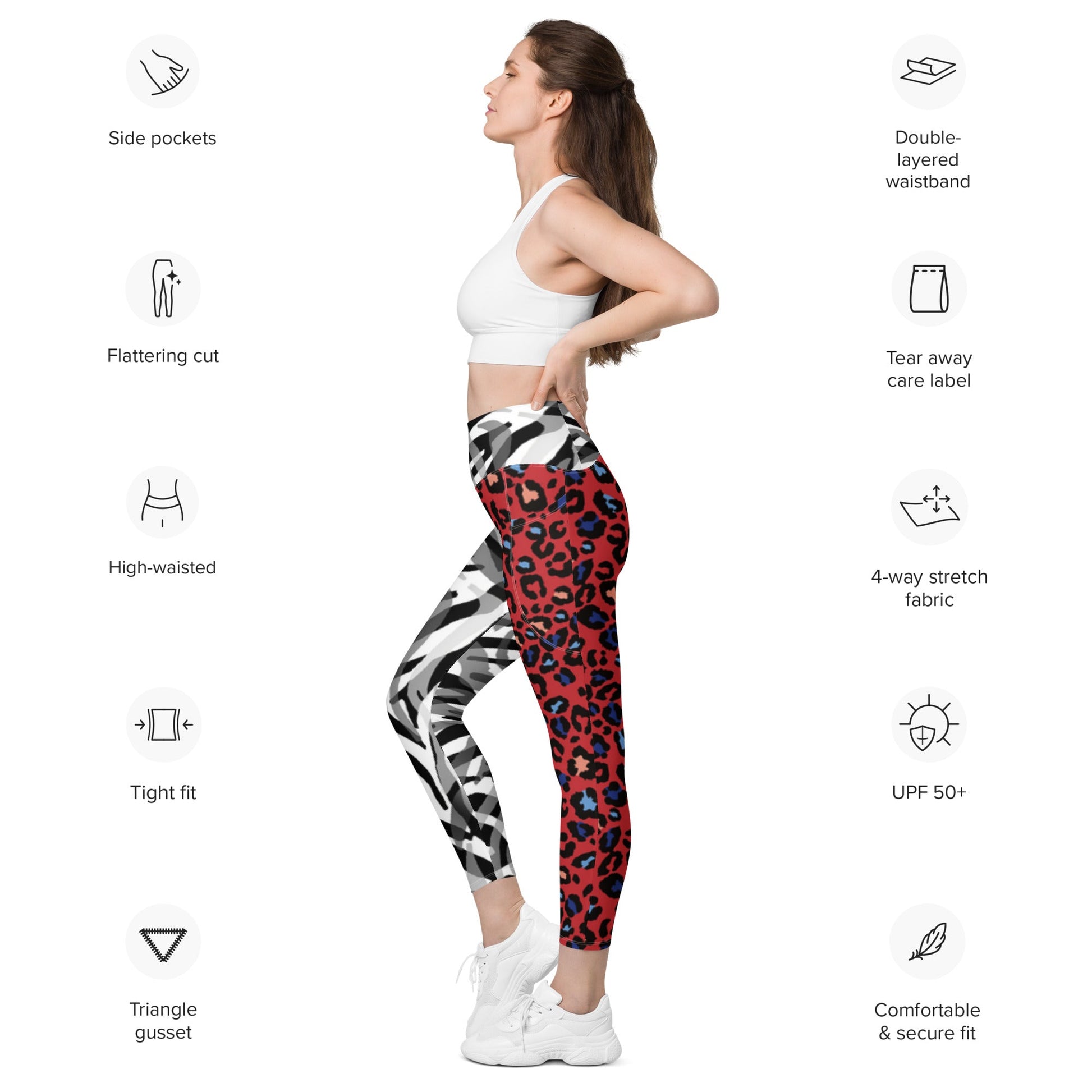 Leggings with pockets Trendy Activewear - PratSN