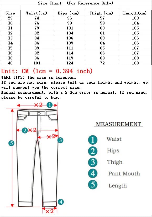 Light Blue Classic Business Casual Cotton Pants Fashion Breathable Denim Elastic Trousers Brand Men's Clothing Straight Jeans - PratSN