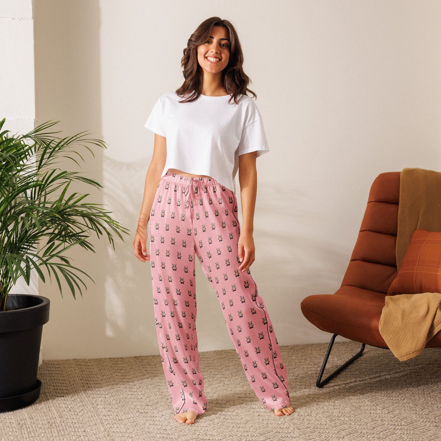 Light pink Women’s pajama pants - PratSN