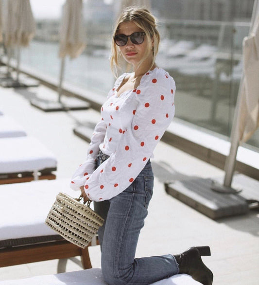 Long - sleeved shirt women look thin - PratSN