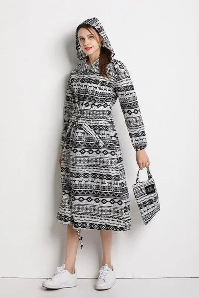 Long Travel portable Raincoat Women Ponchos Waterproof Pullover Women's Breathable Rain Coat Chubasquero Mujer - PratSN